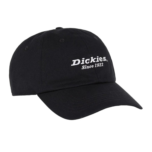 Black - Front - Dickies Unisex Adult Cotton Twill Everyday Baseball Cap