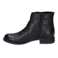 Black - Side - Josef Seibel Womens-Ladies Sanja 16 Leather Ankle Boots