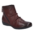Bordeaux - Front - Josef Seibel Womens-Ladies Naly 61 Leather Ankle Boots