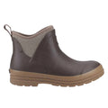 Brown - Side - Muck Boots Womens-Ladies Originals Herringbone Ankle Boots