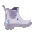 Lilac - Back - Cotswold Womens-Ladies Wild Flowers Wellington Boots