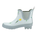 Mint - Side - Cotswold Womens-Ladies Wild Flowers Wellington Boots