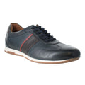 Dark Navy - Front - Josef Seibel Mens Colby 04 Leather Trainers