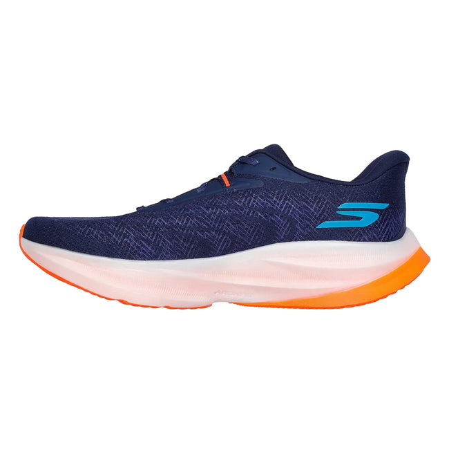 Navy-Orange - Back - Skechers Mens Go Run Ride 12 Trainers