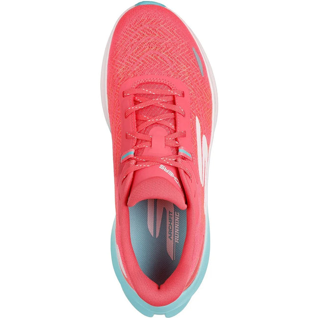 Coral - Pack Shot - Skechers Womens-Ladies Go Run Ride 12 Trainers