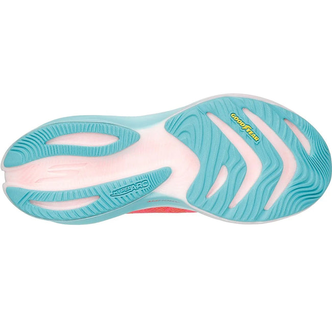 Coral - Back - Skechers Womens-Ladies Go Run Ride 12 Trainers
