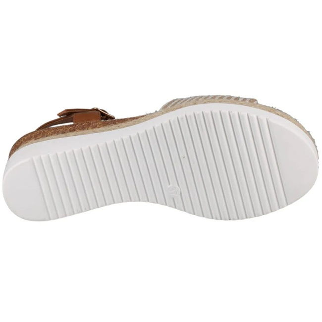 Beige - Side - Josef Seibel Womens-Ladies Espi 01 Sandals