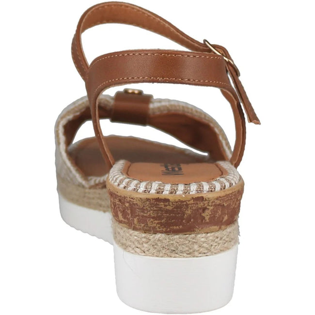 Beige - Back - Josef Seibel Womens-Ladies Espi 01 Sandals