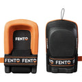 Black-Orange - Back - Fento Original Hard Cap Knee Pads (Pack of 2)