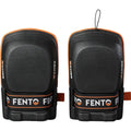 Black-Orange - Front - Fento Original Hard Cap Knee Pads (Pack of 2)