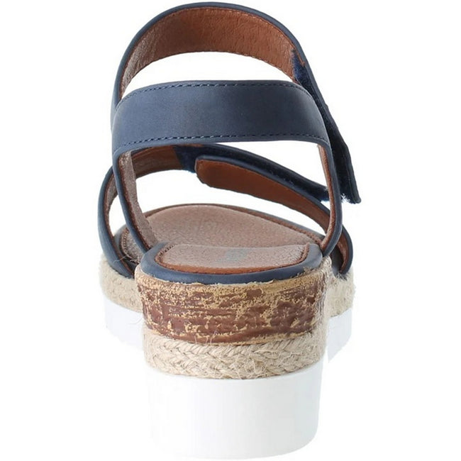 Dark Blue-Navy - Back - Josef Seibel Womens-Ladies Espi 07 Sandals