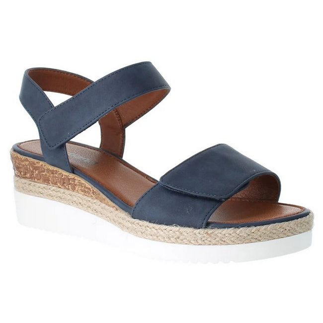 Dark Blue-Navy - Front - Josef Seibel Womens-Ladies Espi 07 Sandals