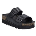 Black - Front - Josef Seibel Womens-Ladies Alice 01 Leather Sandals