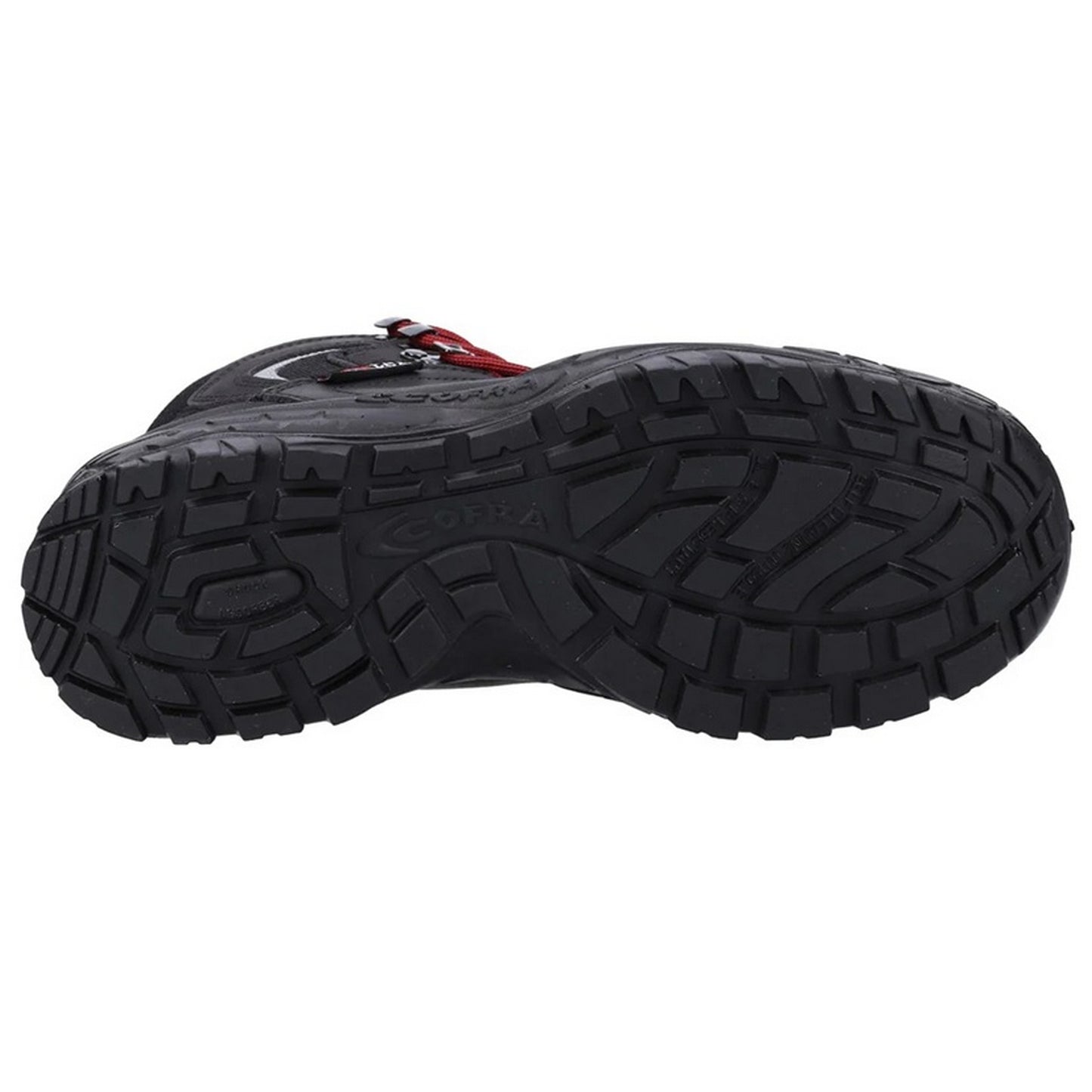 Black-Red - Lifestyle - Cofra Mens Summit Nubuck Safety Boots