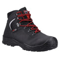 Black-Red - Front - Cofra Mens Summit Nubuck Safety Boots