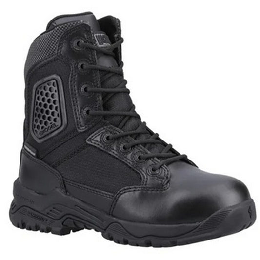 Black - Front - Magnum Mens Strike Force 8.0 Leather Uniform Boots