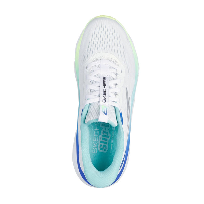 White-Multicoloured - Lifestyle - Skechers Womens-Ladies Max Run Max Cushioning Trainers