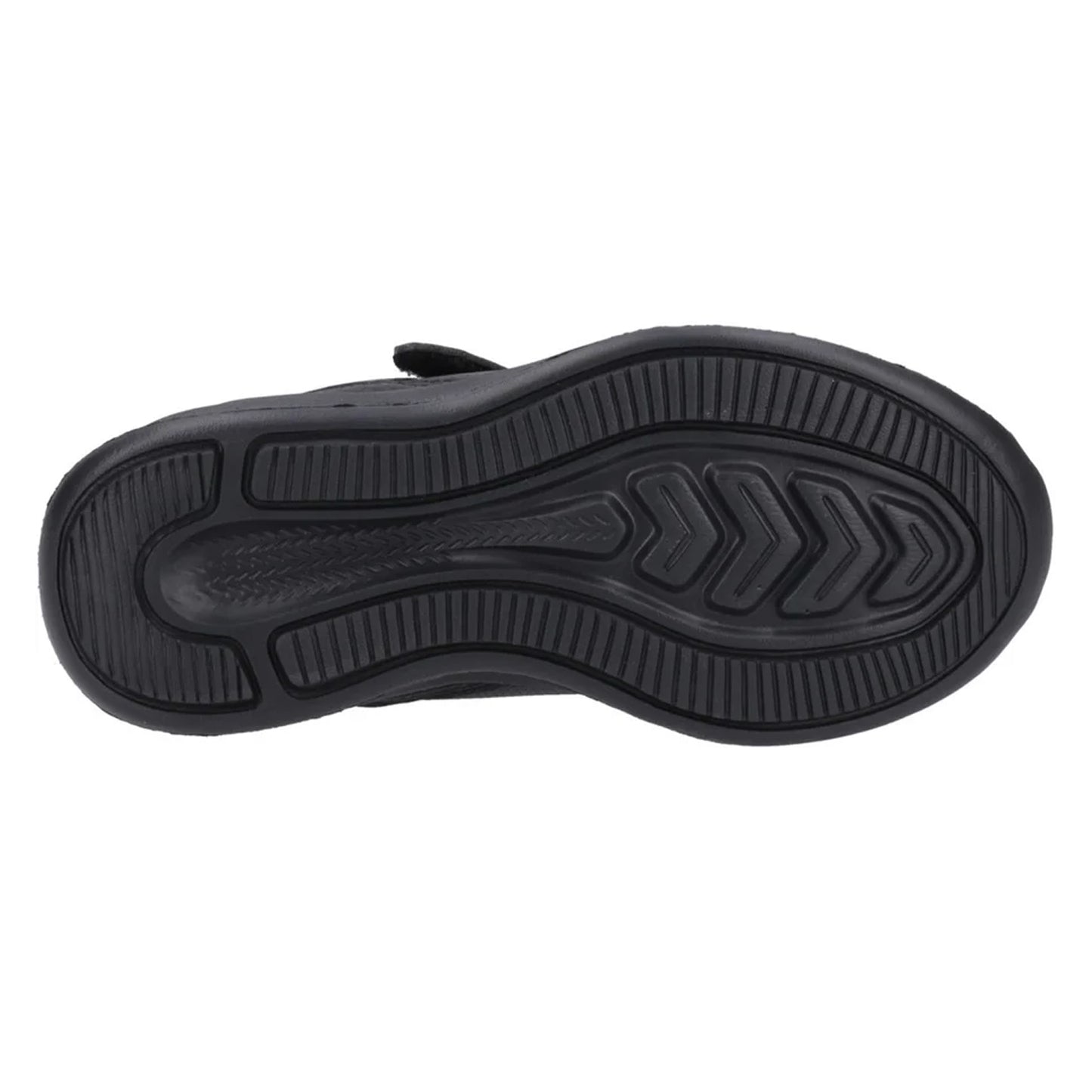 Black - Pack Shot - Hush Puppies Boys Marling School Shoes
