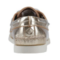 Gold - Back - Sperry Womens-Ladies Authentic 2 Leather Boat Shoes