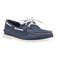 Navy - Front - Sperry Womens-Ladies Authentic 2 Leather Boat Shoes
