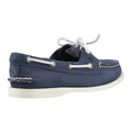 Navy - Back - Sperry Womens-Ladies Authentic 2 Leather Boat Shoes