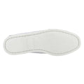 Silver - Pack Shot - Sperry Womens-Ladies Authentic 2 Leather Boat Shoes