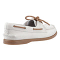 White-Gum - Back - Sperry Womens-Ladies Authentic 2 Leather Boat Shoes