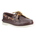 Brown - Front - Sperry Womens-Ladies Authentic 2 Leather Boat Shoes