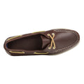 Brown - Pack Shot - Sperry Womens-Ladies Authentic 2 Leather Boat Shoes