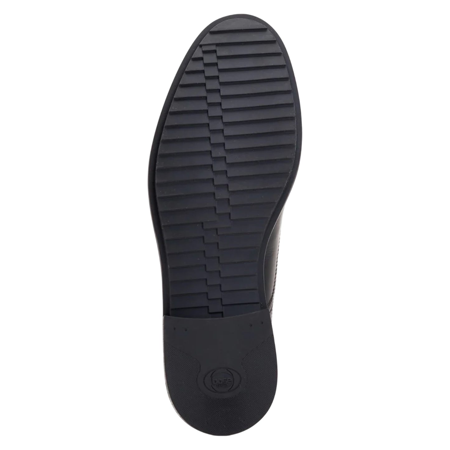 Black - Close up - Base London Mens Memphis Leather Derby Shoes