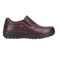 Brown - Lifestyle - Fleet & Foster Mens Magpie Leather Loafers
