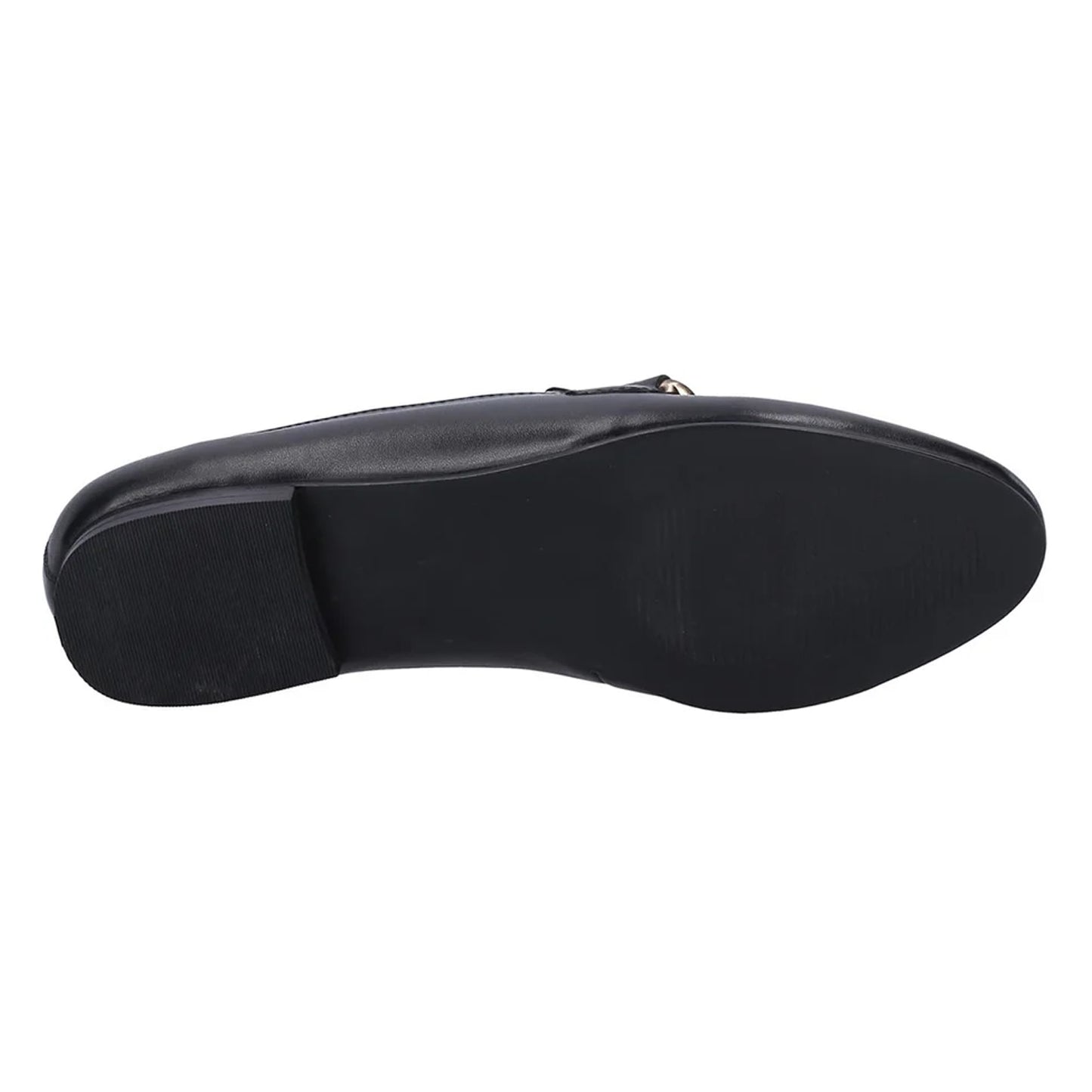 Black - Lifestyle - Hush Puppies Womens-Ladies Harper Chain Leather Loafers