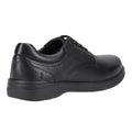 Black - Back - Hush Puppies Mens Marco Lace Up Shoes