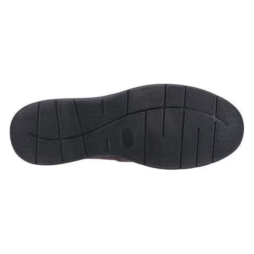 Black - Pack Shot - Hush Puppies Mens Matthew Leather Slip-on Loafers