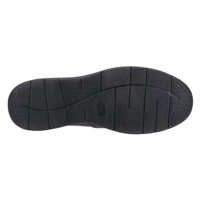 Black - Pack Shot - Hush Puppies Mens Matthew Leather Slip-on Loafers