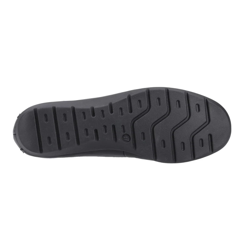 Black - Pack Shot - Hush Puppies Womens-Ladies Shelby Leather Loafers