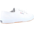 White - Lifestyle - Superga Unisex Adult 2750 Tumbled Leather Trainers