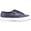 Blue Navy - Side - Superga Unisex Adult 2750 Tumbled Leather Trainers