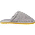 Frost Grey - Side - Jack And Jones Mens Harry Fluff Slippers