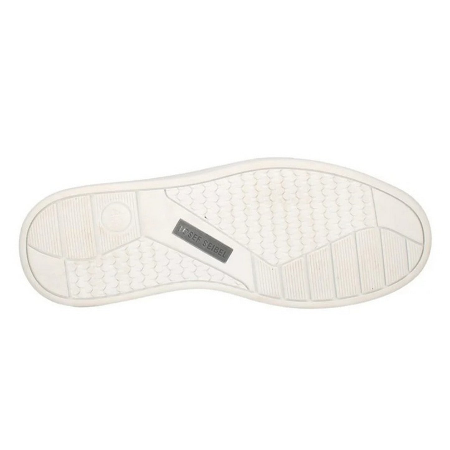 White - Pack Shot - Josef Seibel Mens Cleve 02 Leather Trainers