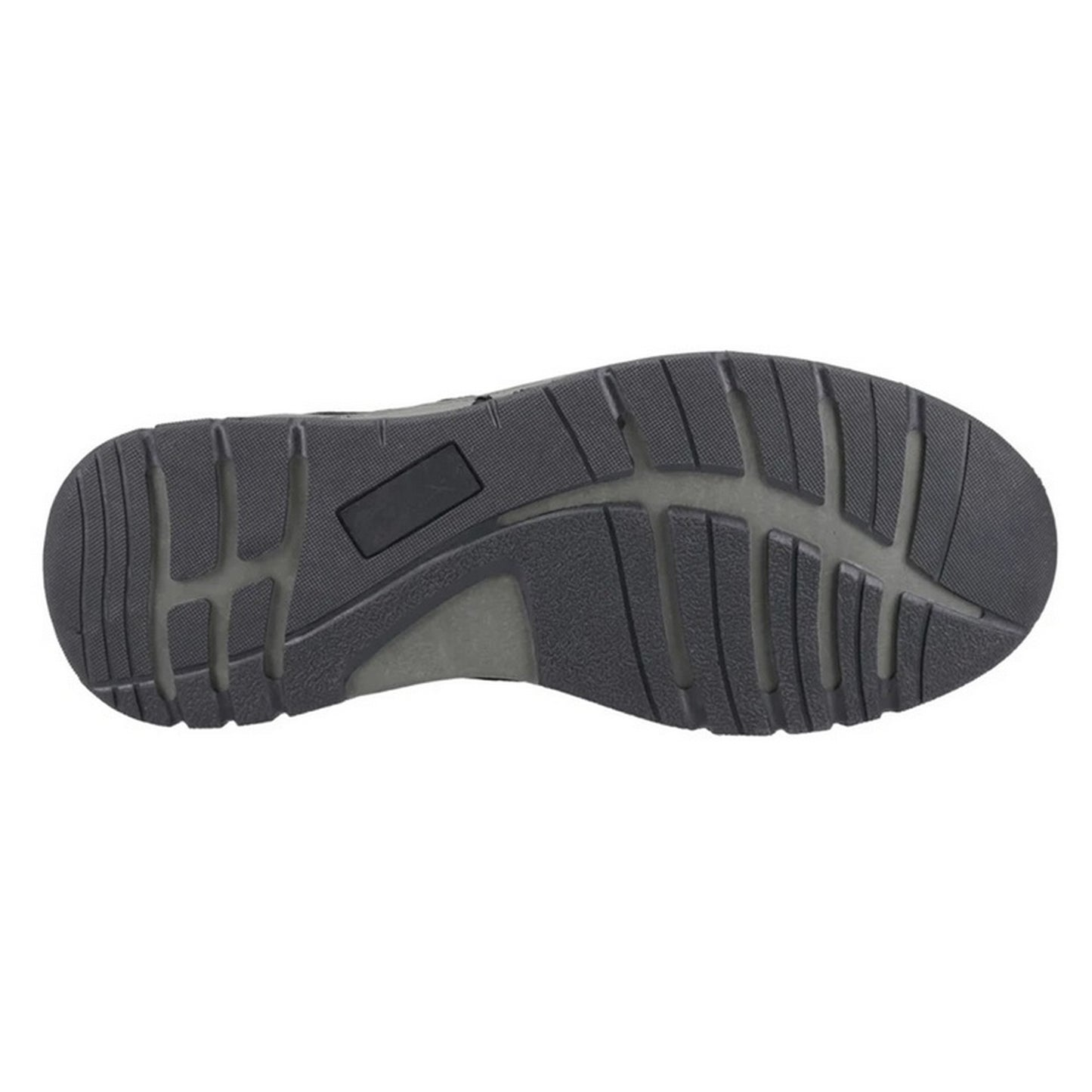Black - Pack Shot - Hush Puppies Mens Nelson Leather Lace Up Trainers