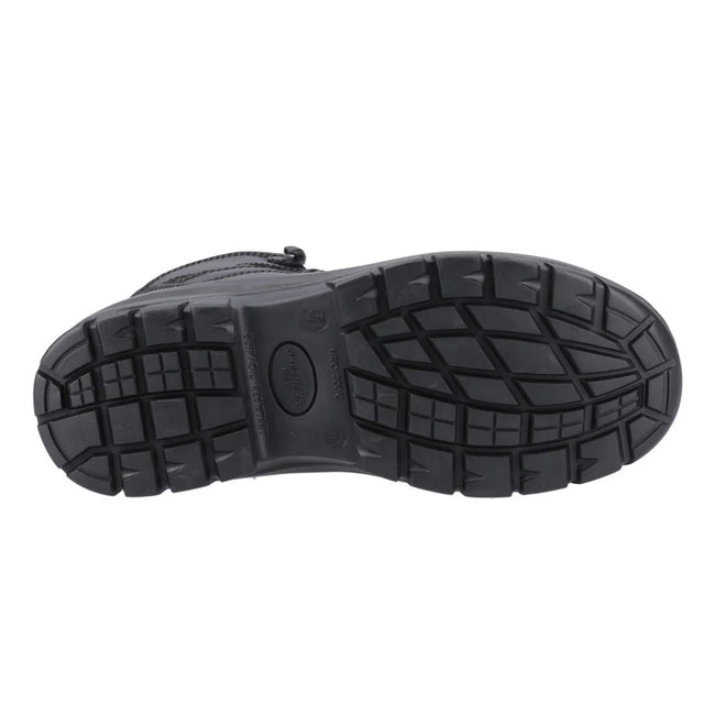 Black - Pack Shot - Skechers Mens Trophus Kilram Leather Wear to Work Safety Boots