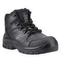 Black - Front - Skechers Mens Trophus Kilram Leather Wear to Work Safety Boots