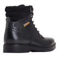 Black - Back - Base London Mens Bradley Leather Ankle Boots