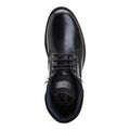 Black - Lifestyle - Base London Mens Bradley Leather Ankle Boots