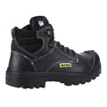 Black - Back - Cofra Mens Darwen Leather Safety Boots