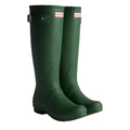 Hunter Green - Front - Hunter Womens-Ladies Original Tall Tartan Wellington Boots