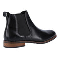 Black - Back - Hush Puppies Mens Diego Leather Chelsea Boots