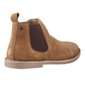 Cognac - Back - Jack And Jones Mens Bravo Suede Chelsea Boots