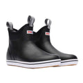 Black - Close up - Xtratuf Mens Ankle Deck Boots